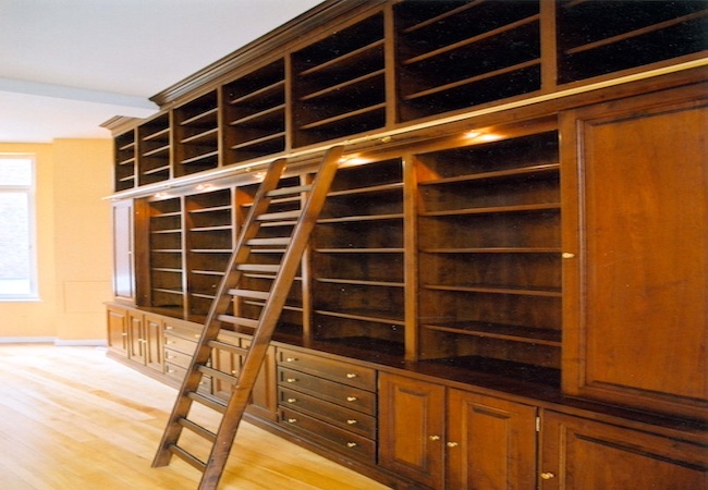 Bibliothèque merisier massf